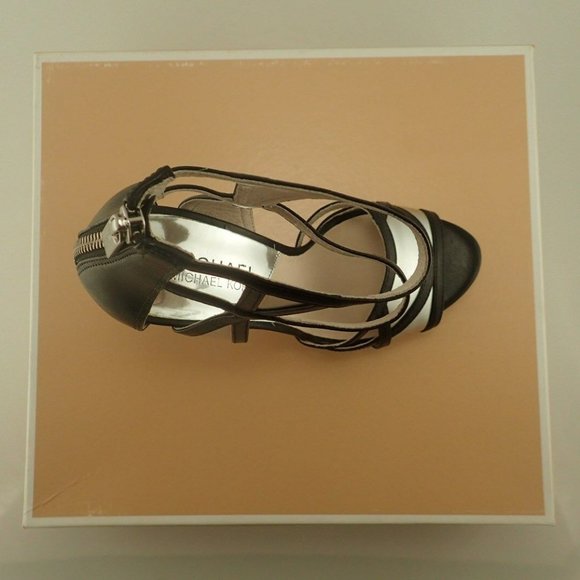 NIB MICHAELKORS MK 40R5JAHS4L JAIDA HEELS SZ. 8 - Picture 4 of 8